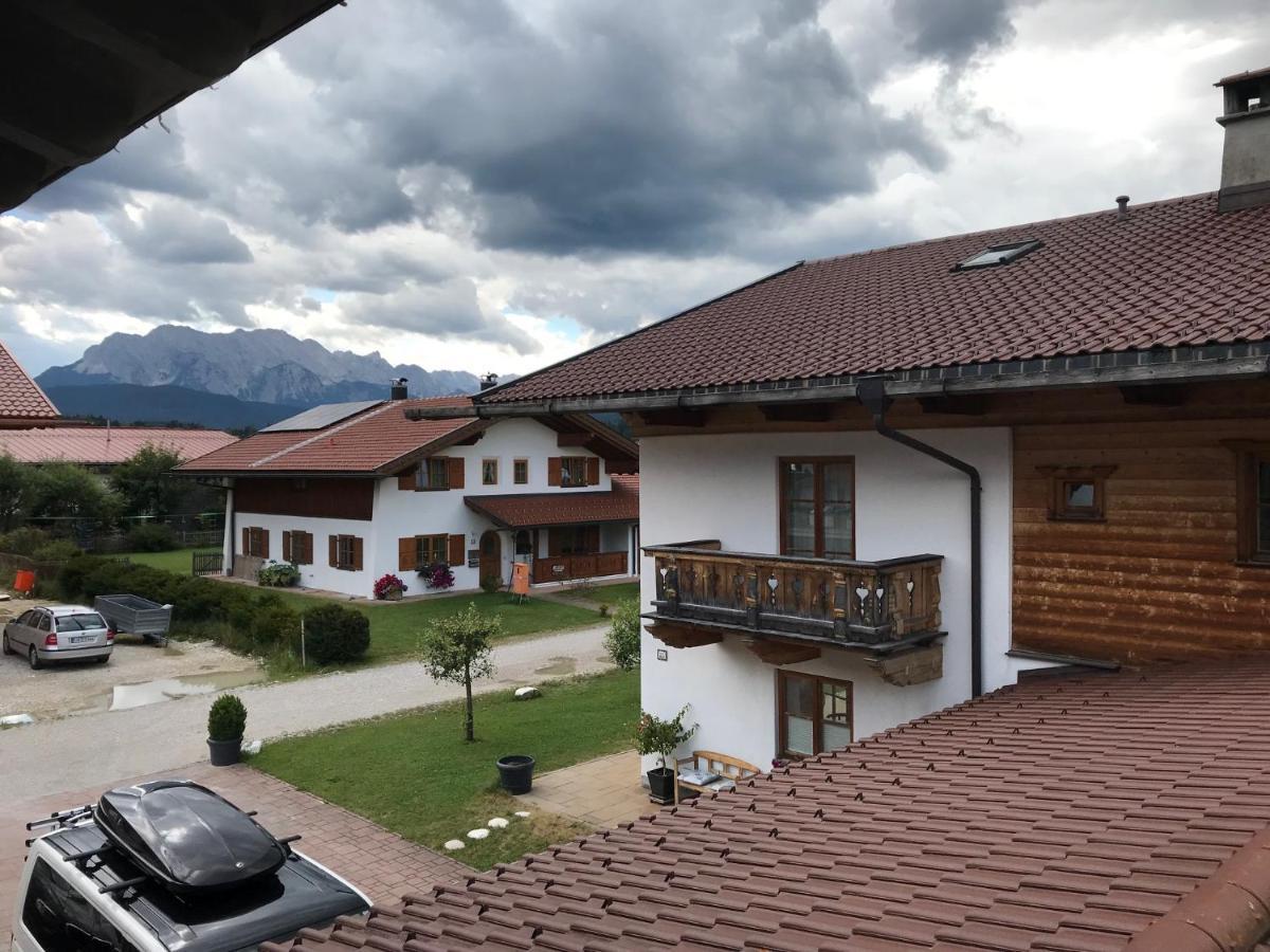 Ferienwohnung Atelier Simetsberg Krün Exterior foto