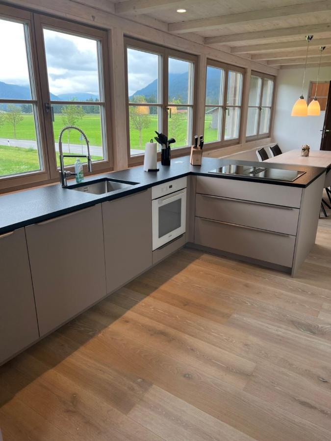 Ferienwohnung Atelier Simetsberg Krün Exterior foto